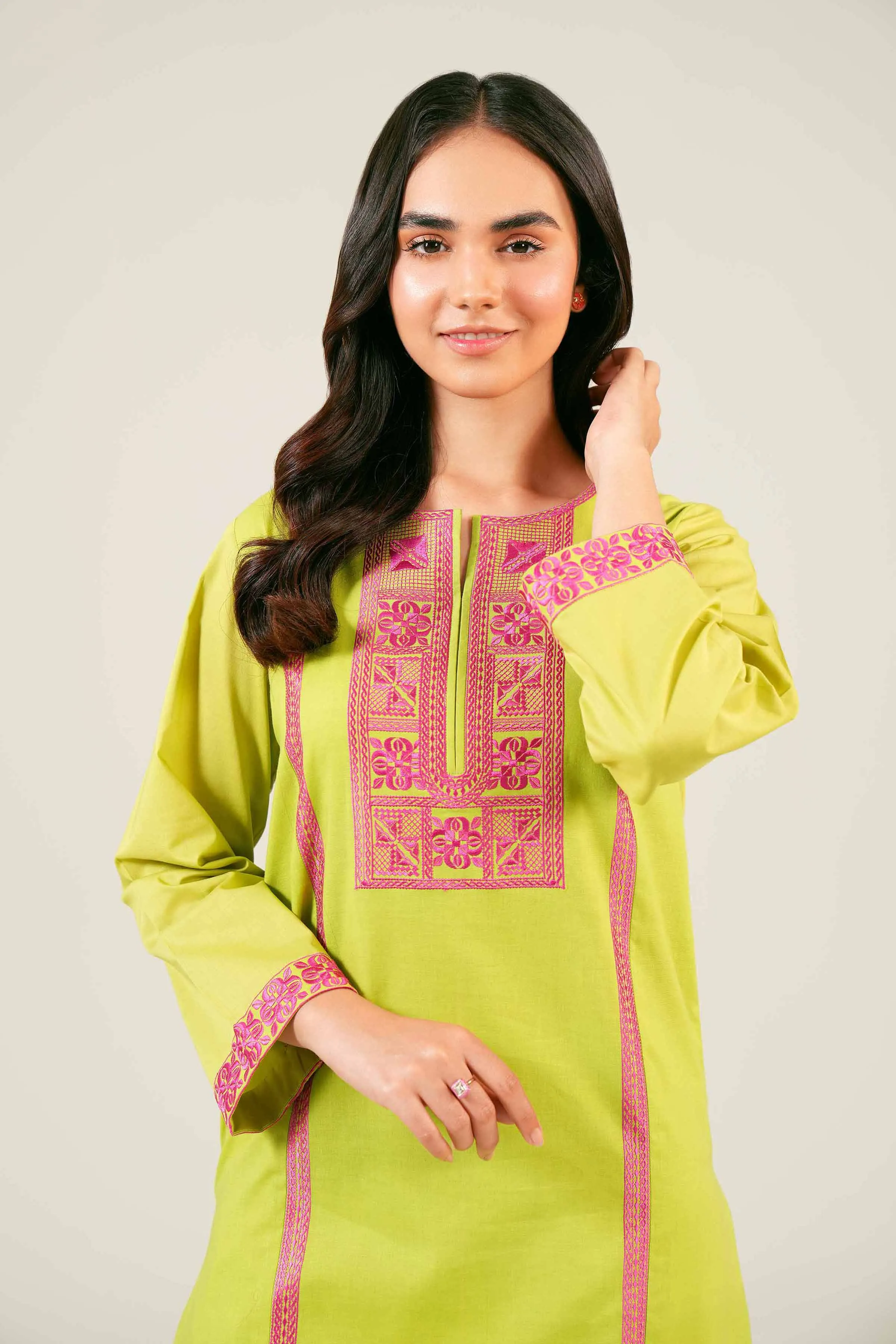 2 Piece - Embroidered Suit - PE24-138