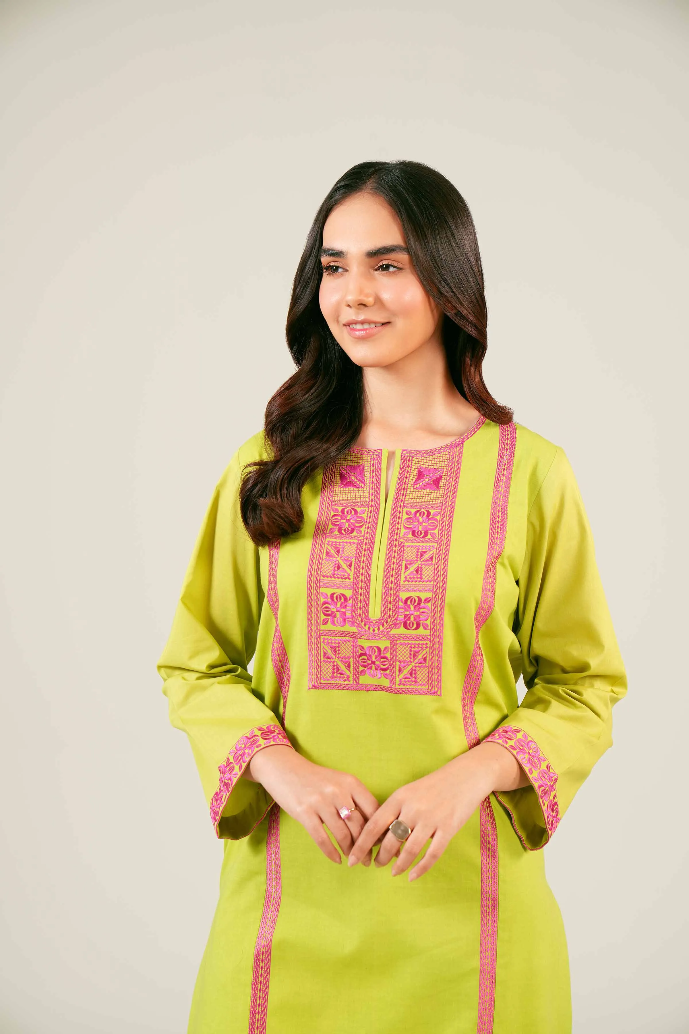 2 Piece - Embroidered Suit - PE24-138