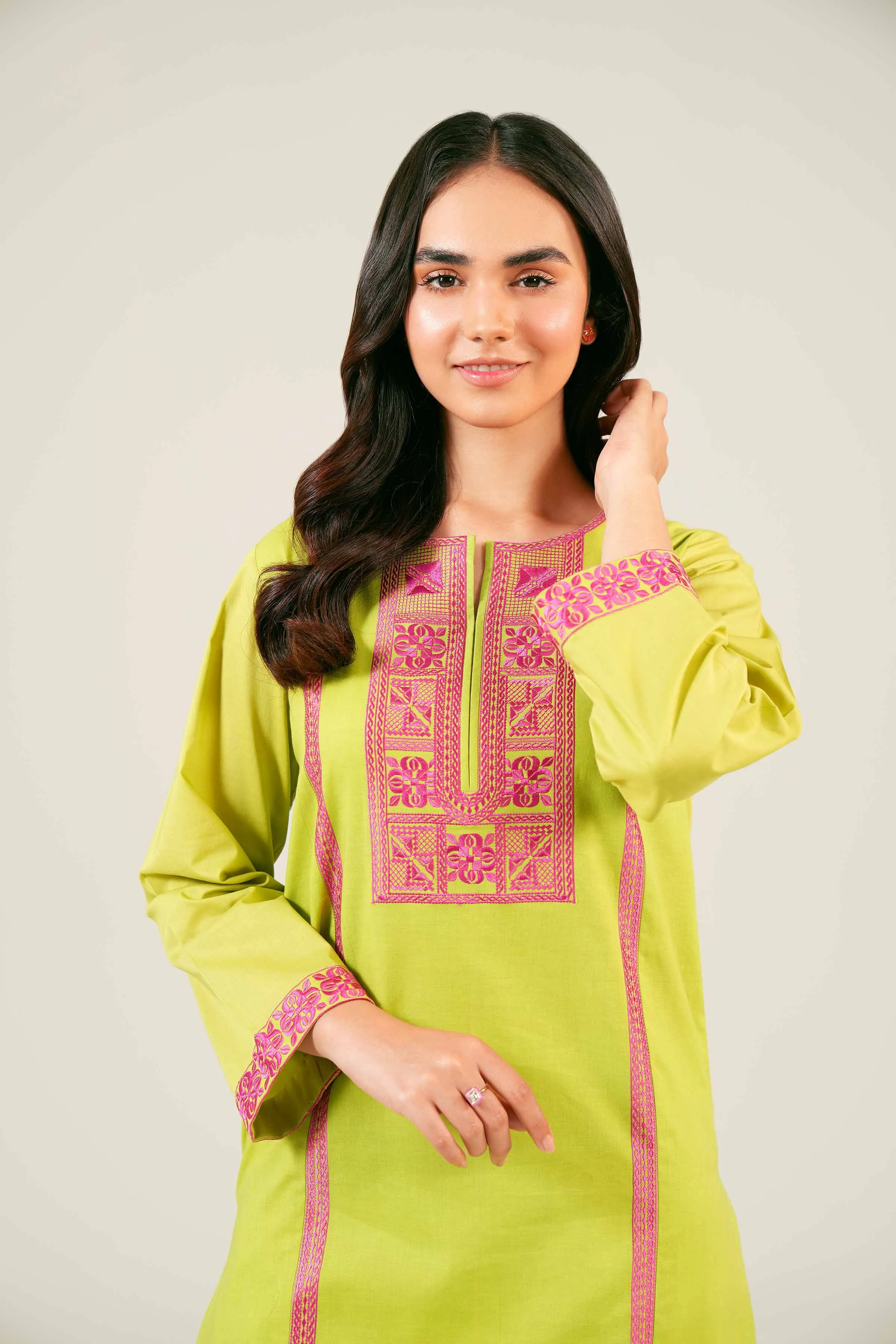 2 Piece - Embroidered Suit - PE24-138