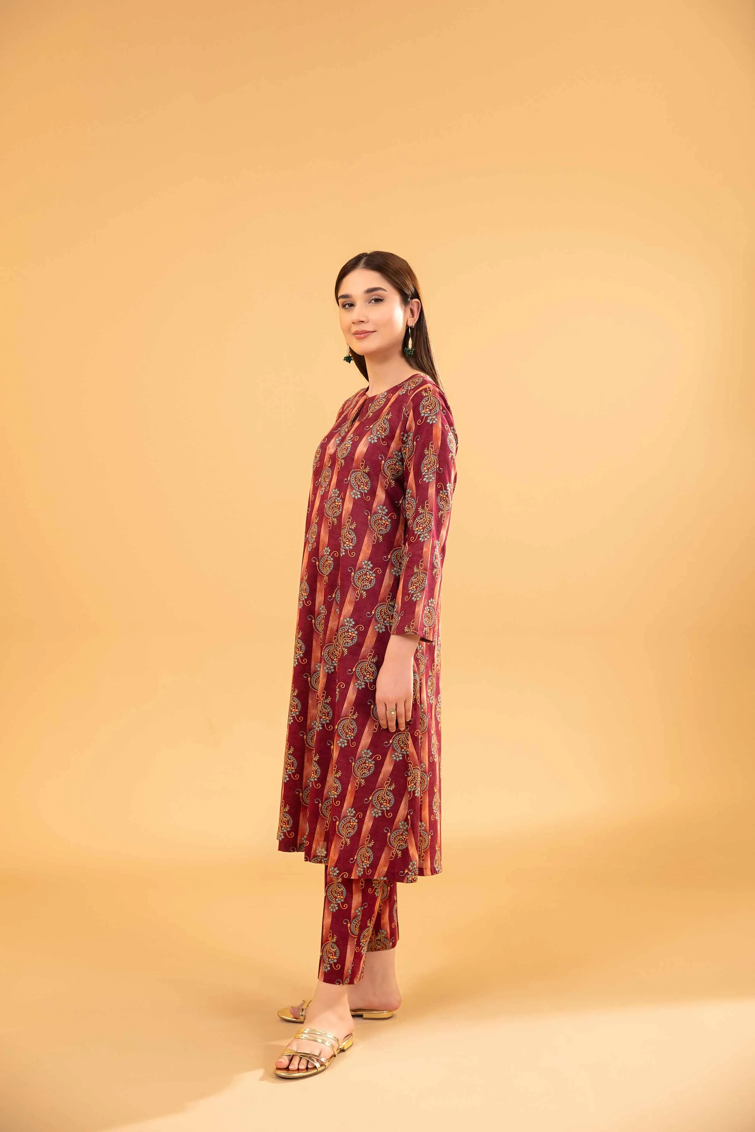 2 Piece -  Printed Suit - PE24-286