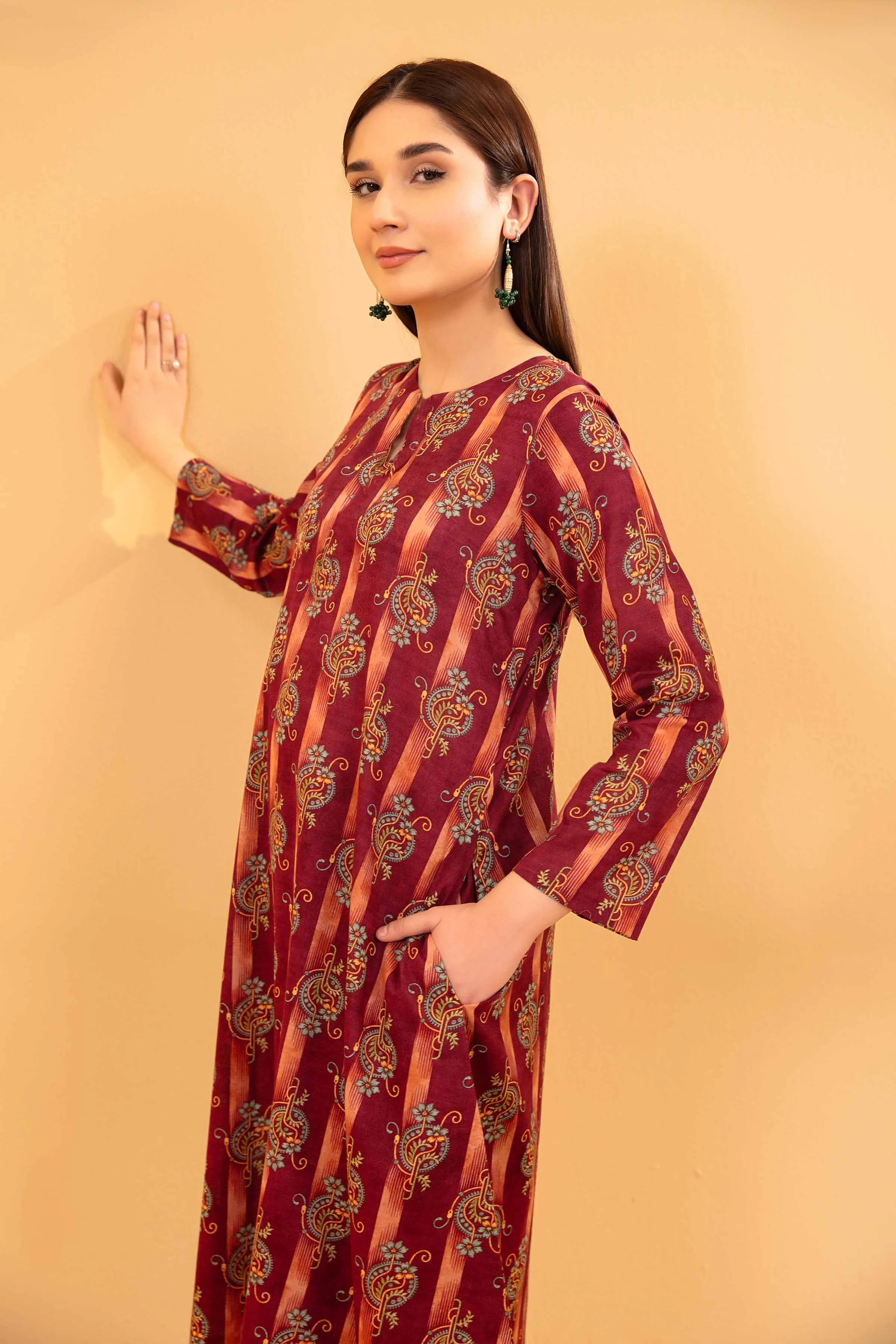 2 Piece -  Printed Suit - PE24-286