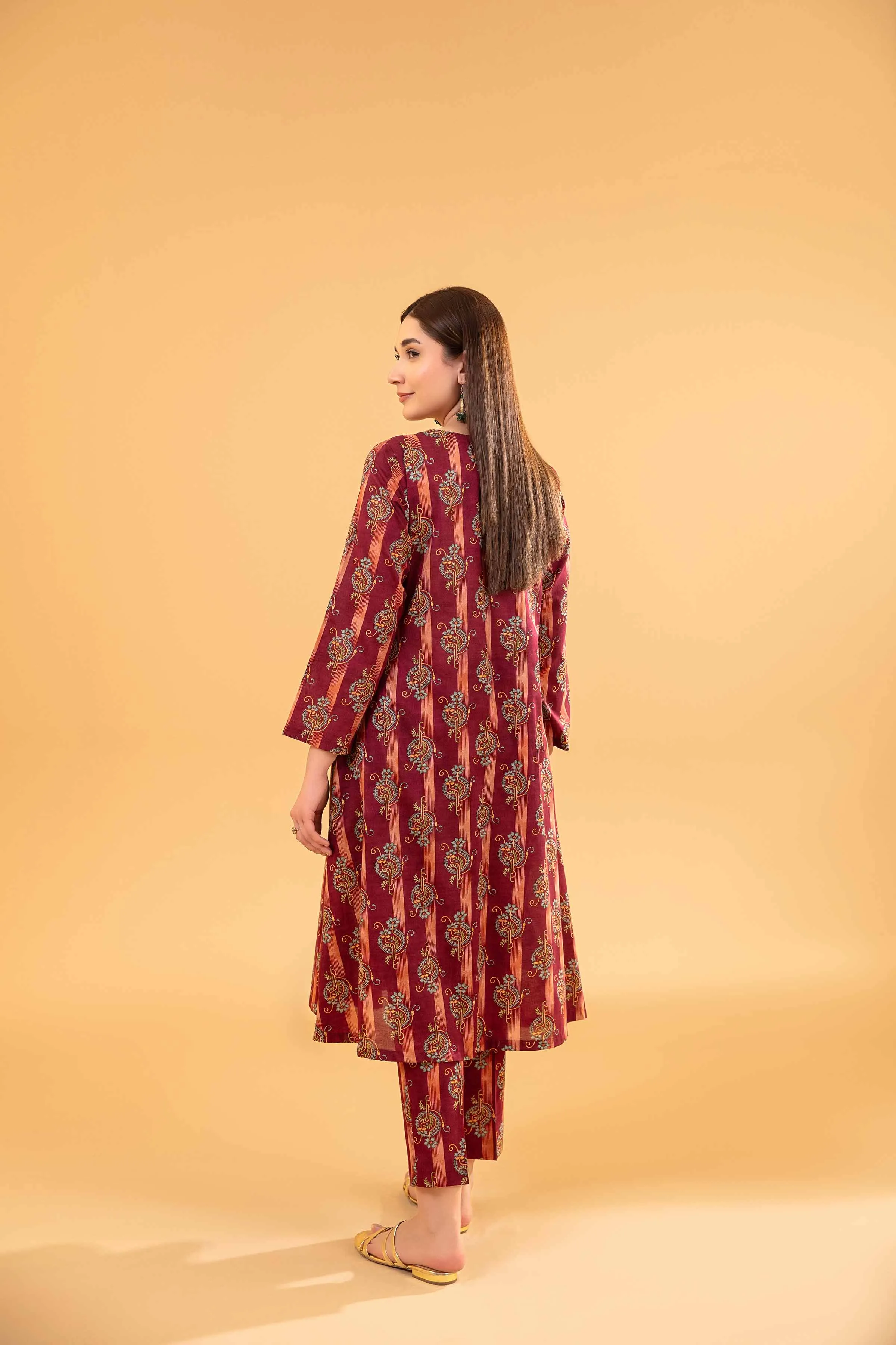 2 Piece -  Printed Suit - PE24-286