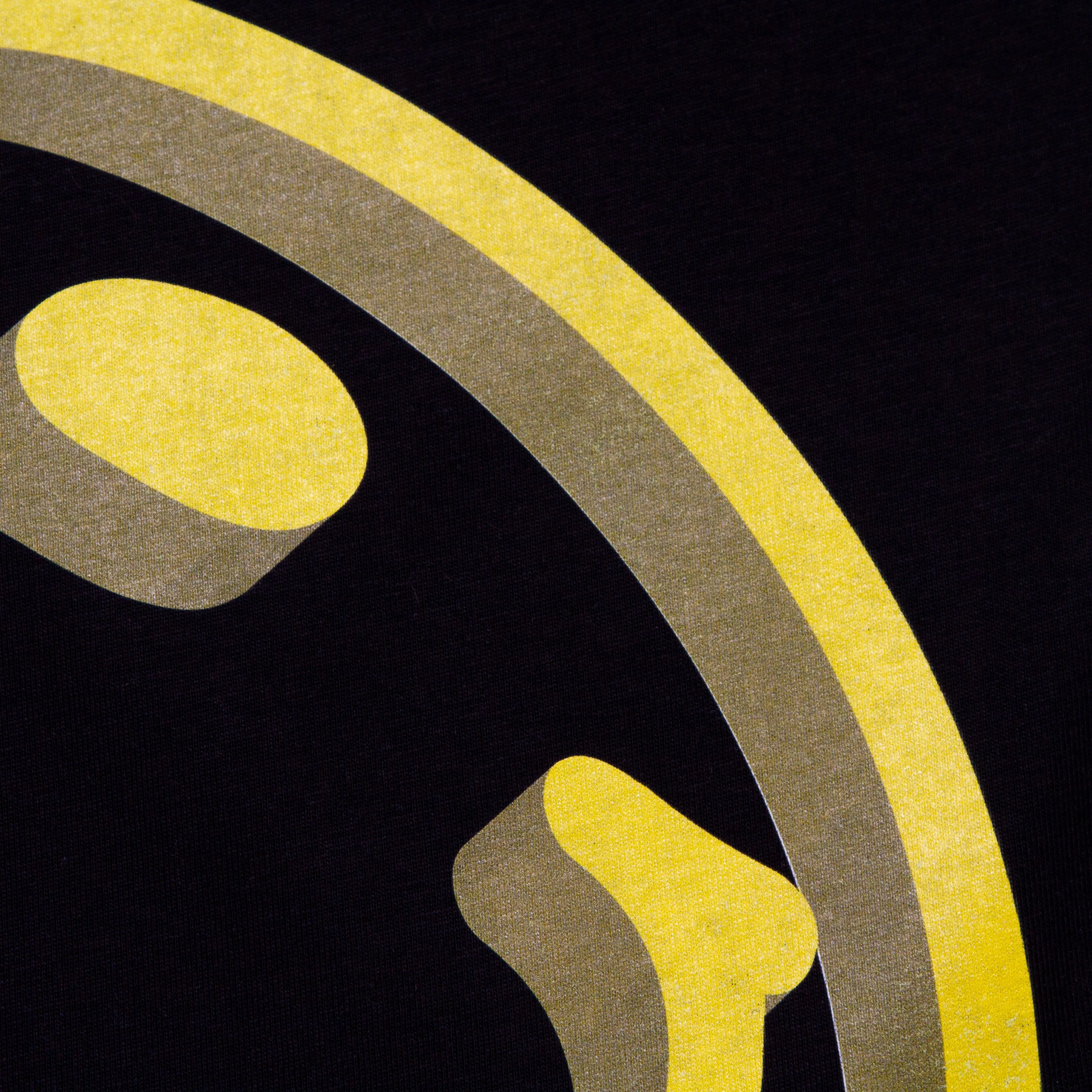 3D Side Smiley - Sweatshirt - Black