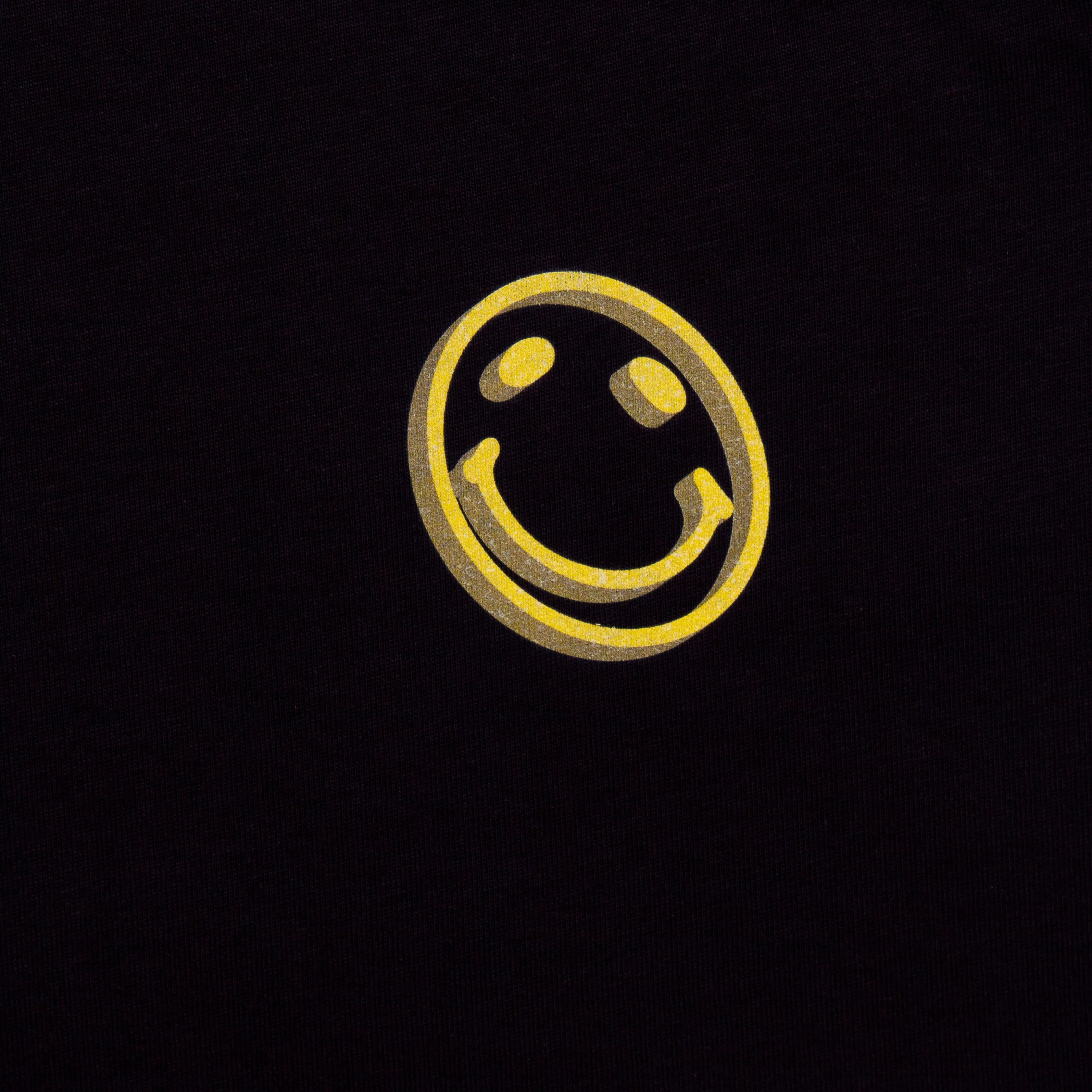 3D Side Smiley - Sweatshirt - Black