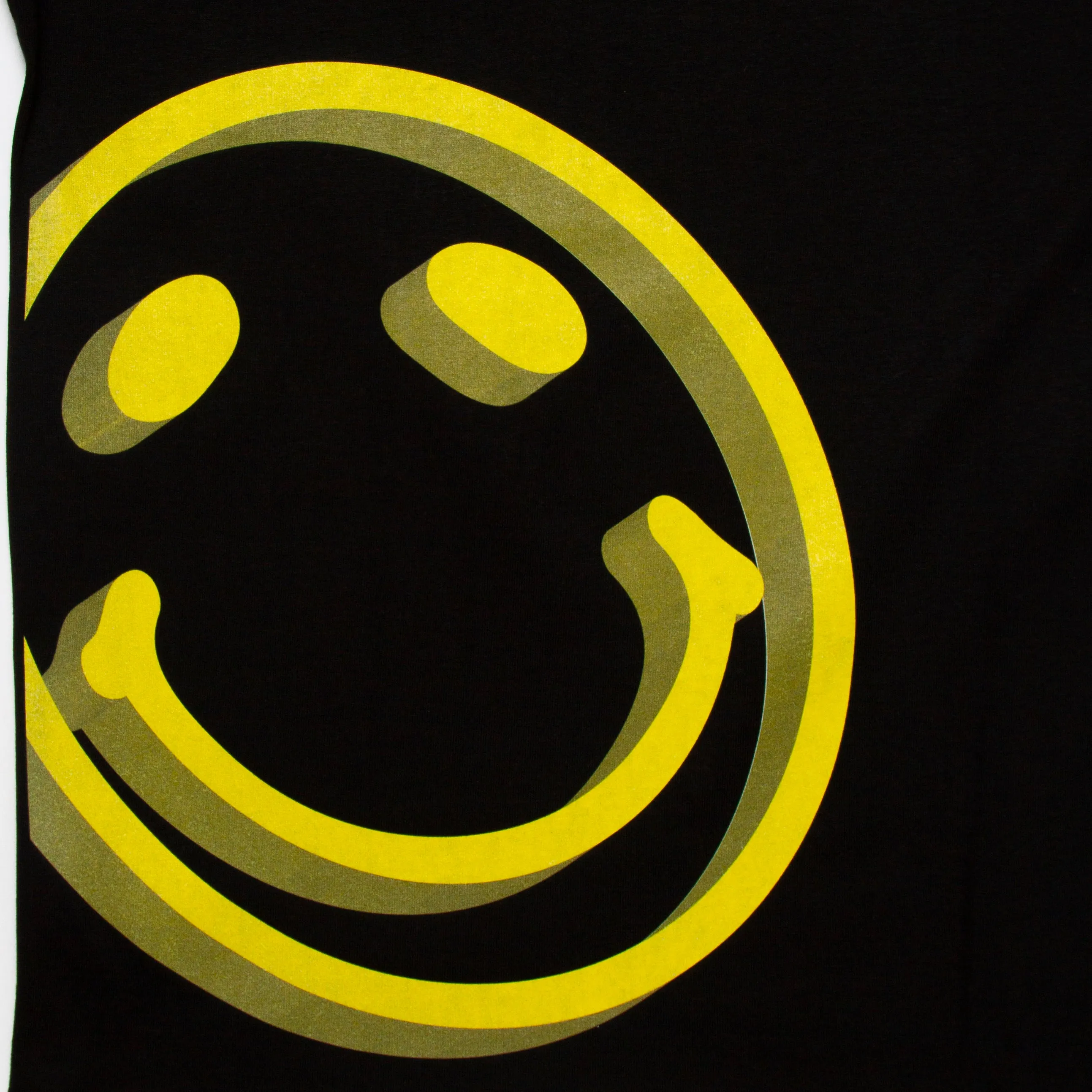 3D Side Smiley - Sweatshirt - Black