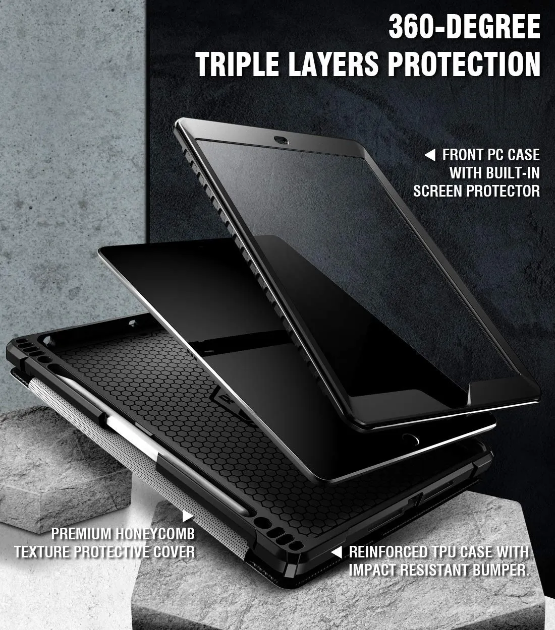 Apple iPad 10.2 9th/ 8th/ 7th Gen Case [Explorer Series]