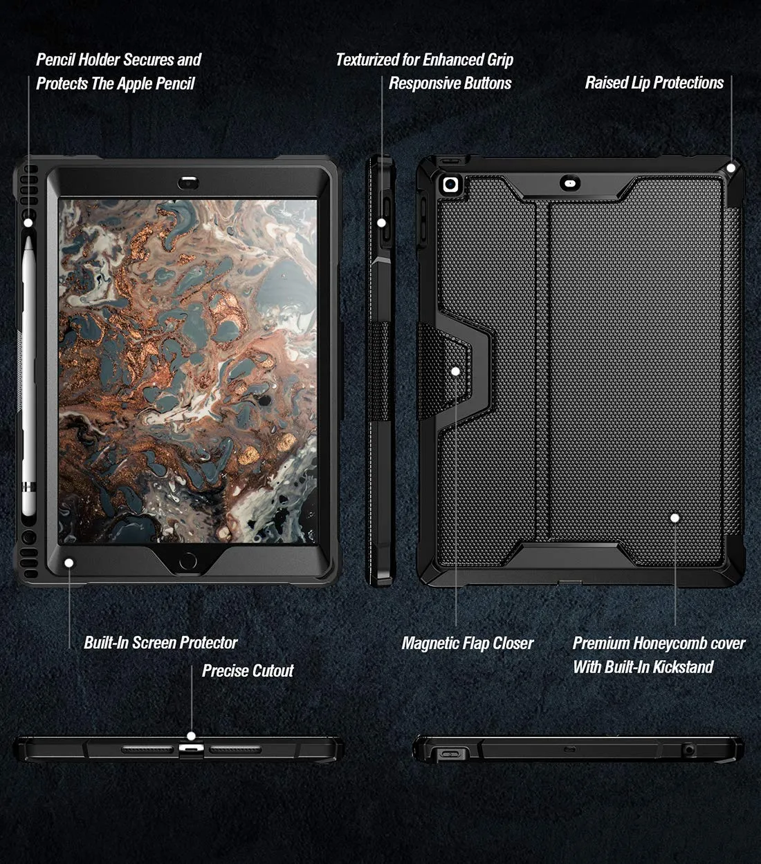Apple iPad 10.2 9th/ 8th/ 7th Gen Case [Explorer Series]