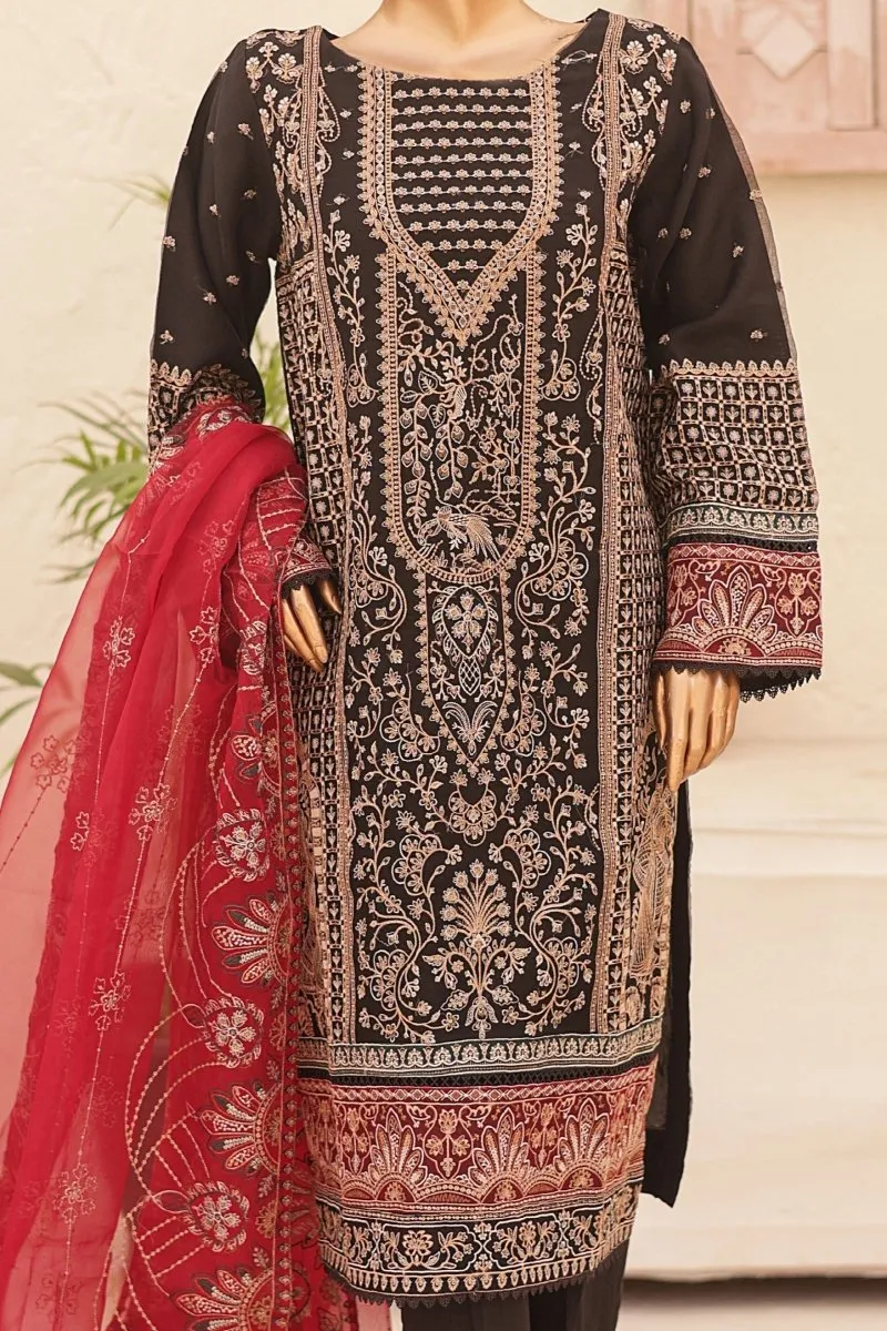 Bin Saeed Organza Party Wear Pakistani Suit BIN153