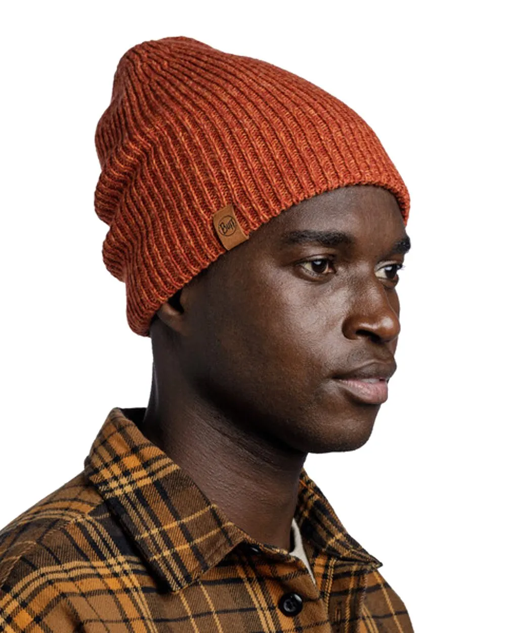 Buff Knitted & Polar Beanie