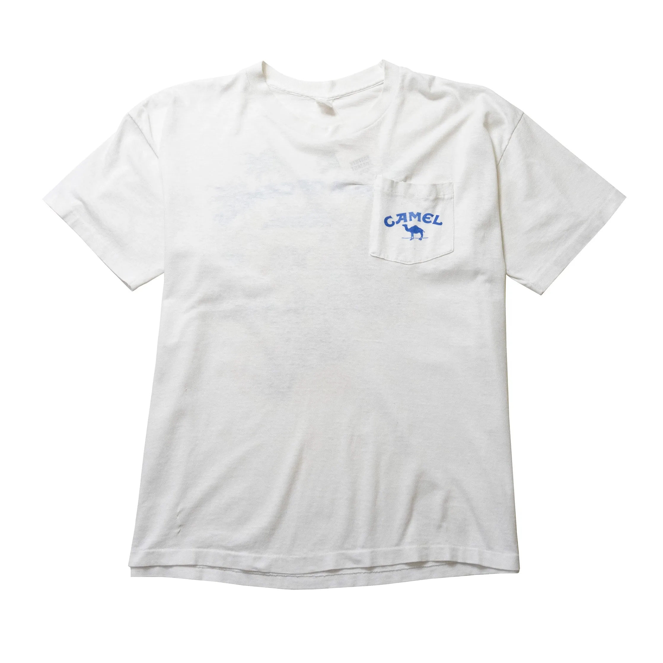 Camel Graphic Single Stitch Tee