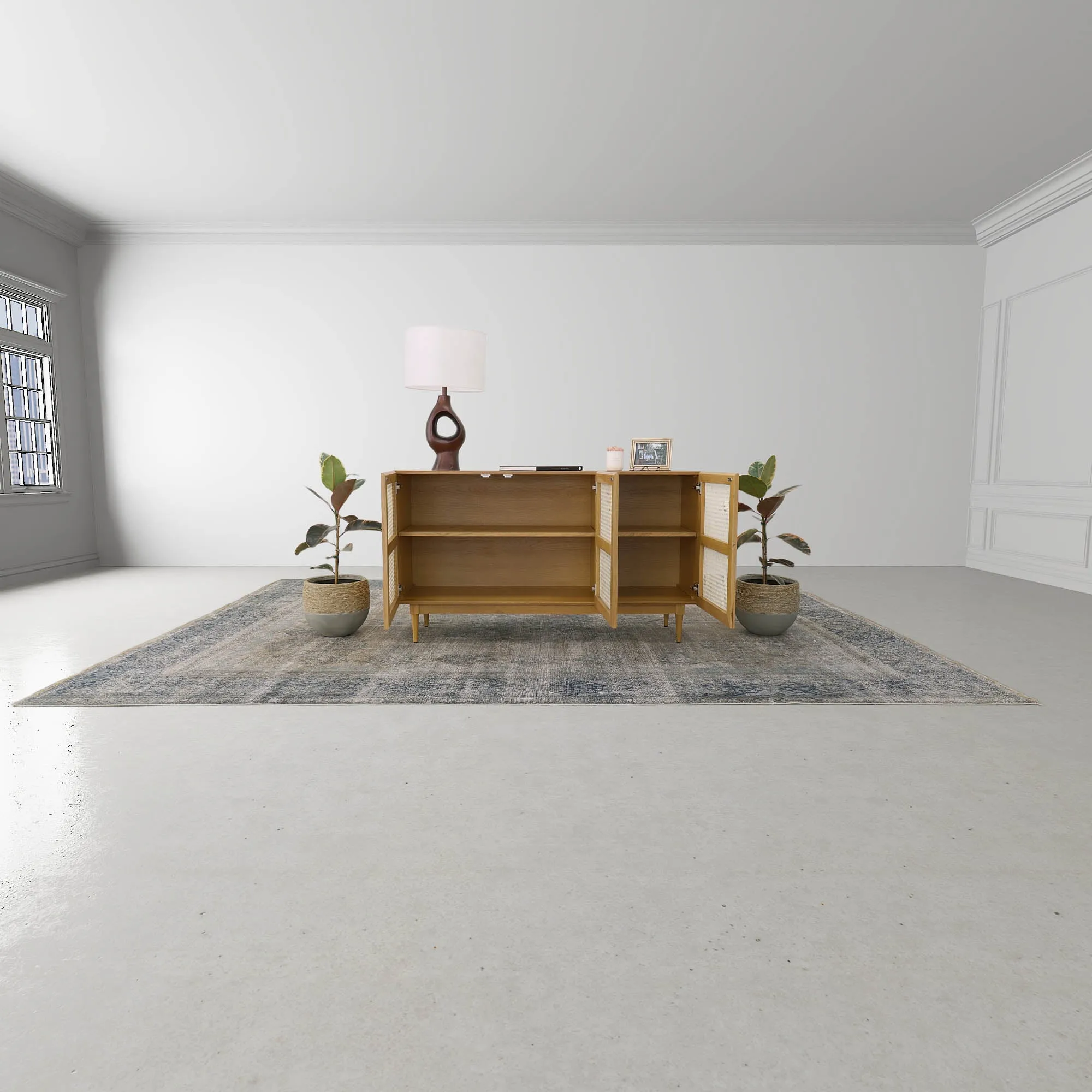 Cane Sideboard - Natural