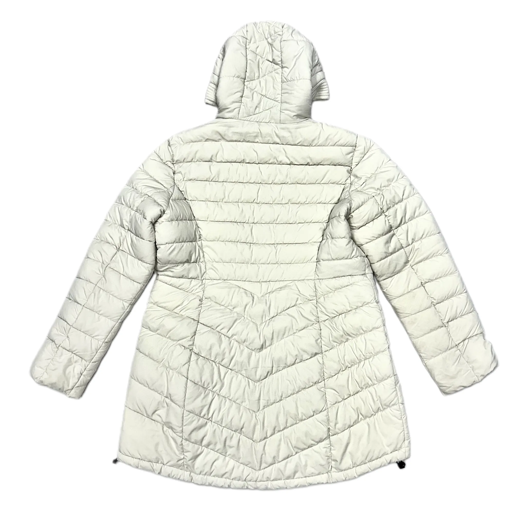 Coat Puffer & Quilted By Bernardo In Cream, Size: Xl