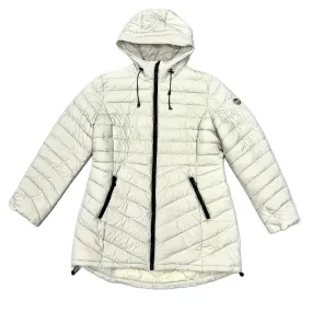 Coat Puffer & Quilted By Bernardo In Cream, Size: Xl