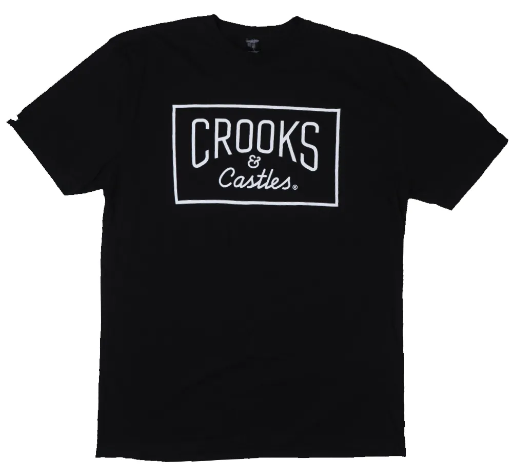 CROOKS & CASTLES GRAPHIC T-SHIRT BLACK - CC219