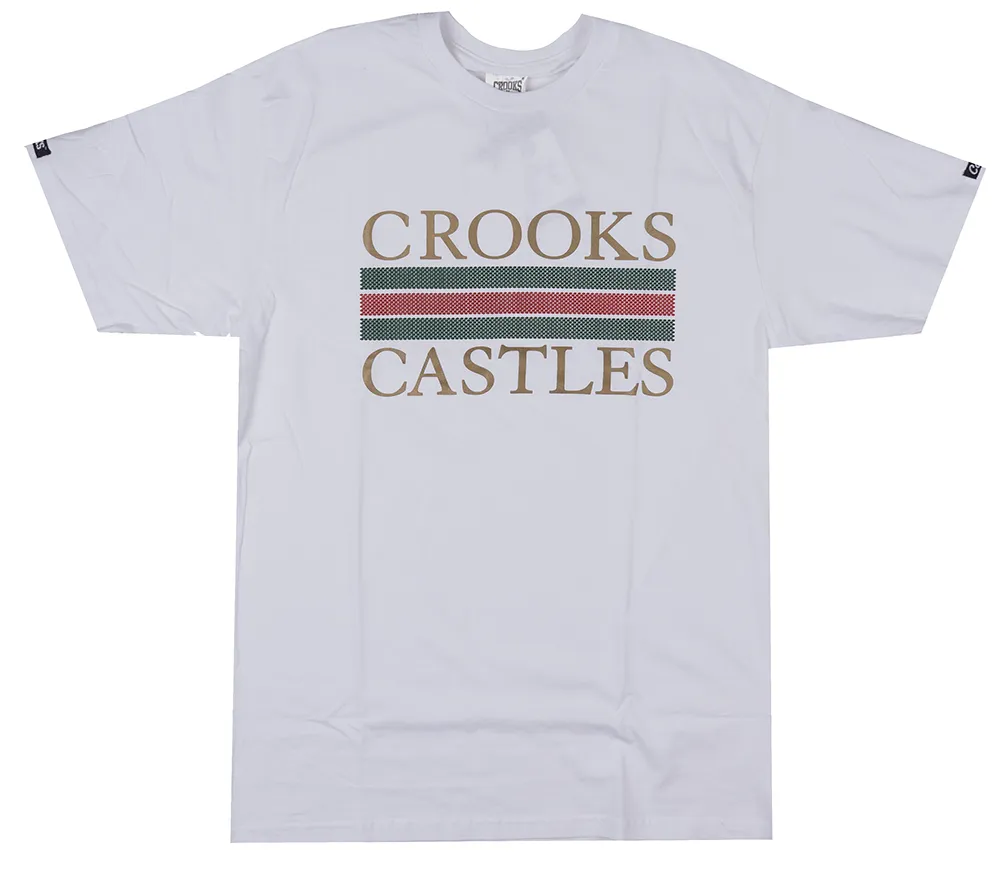 CROOKS & CASTLES GRAPHIC T-SHIRT WHITE - C2060712