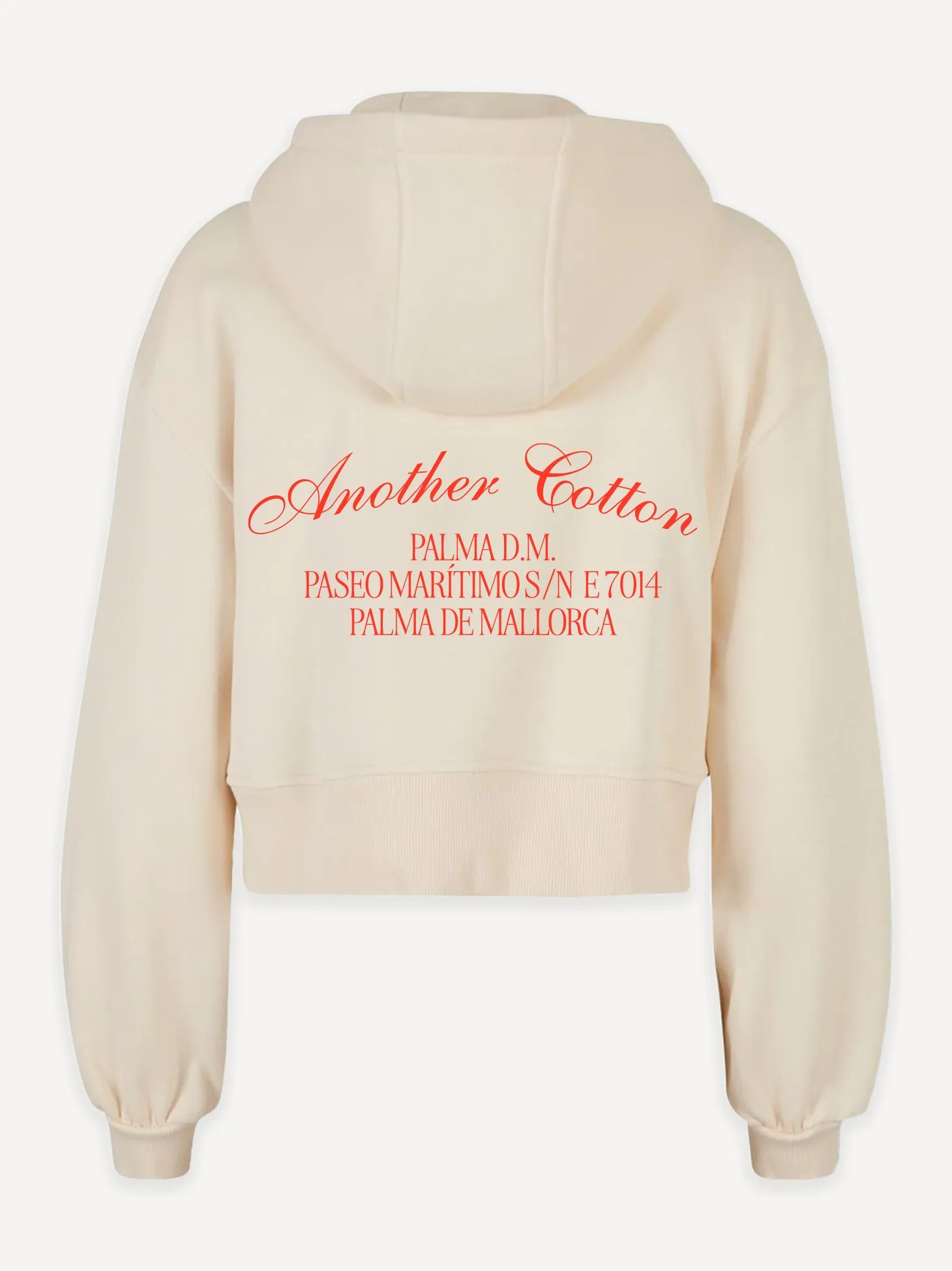 Cropped Palma Oversized Zip Hoodie