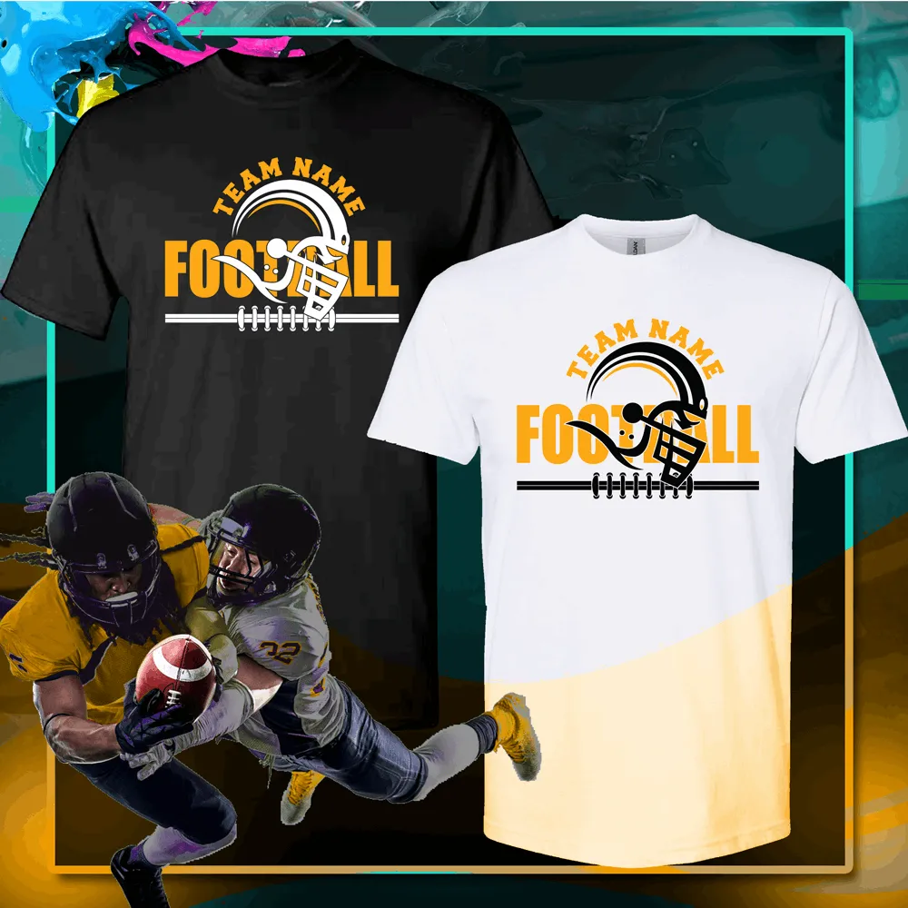 Custom football shirt, football shirts designs, Football spirit shirts