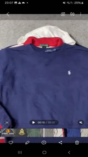 Custom handpick polo ralph lauren/lacoste sweatshirts