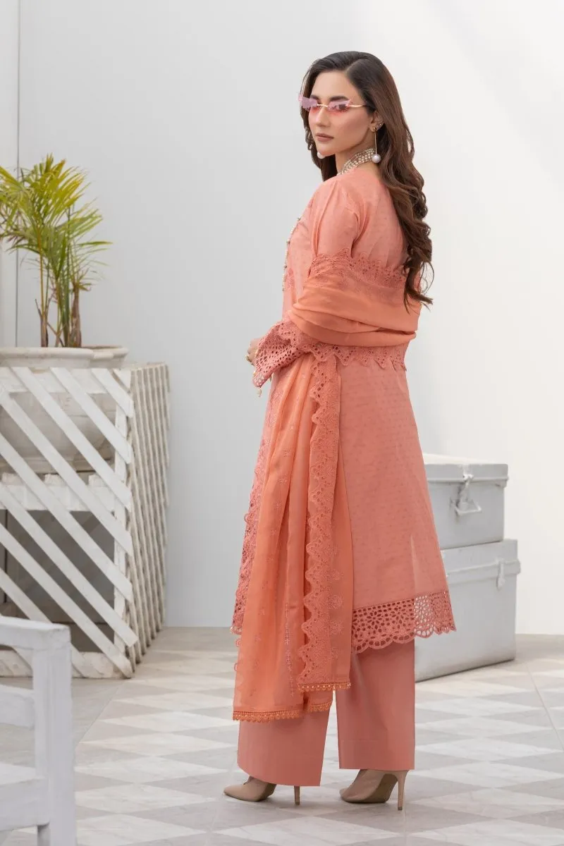 Differ Chikankari Lawn 3 Piece Pakistani Suit DIF08