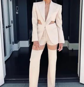 ELORA Sexy Jacket and Pants Suit