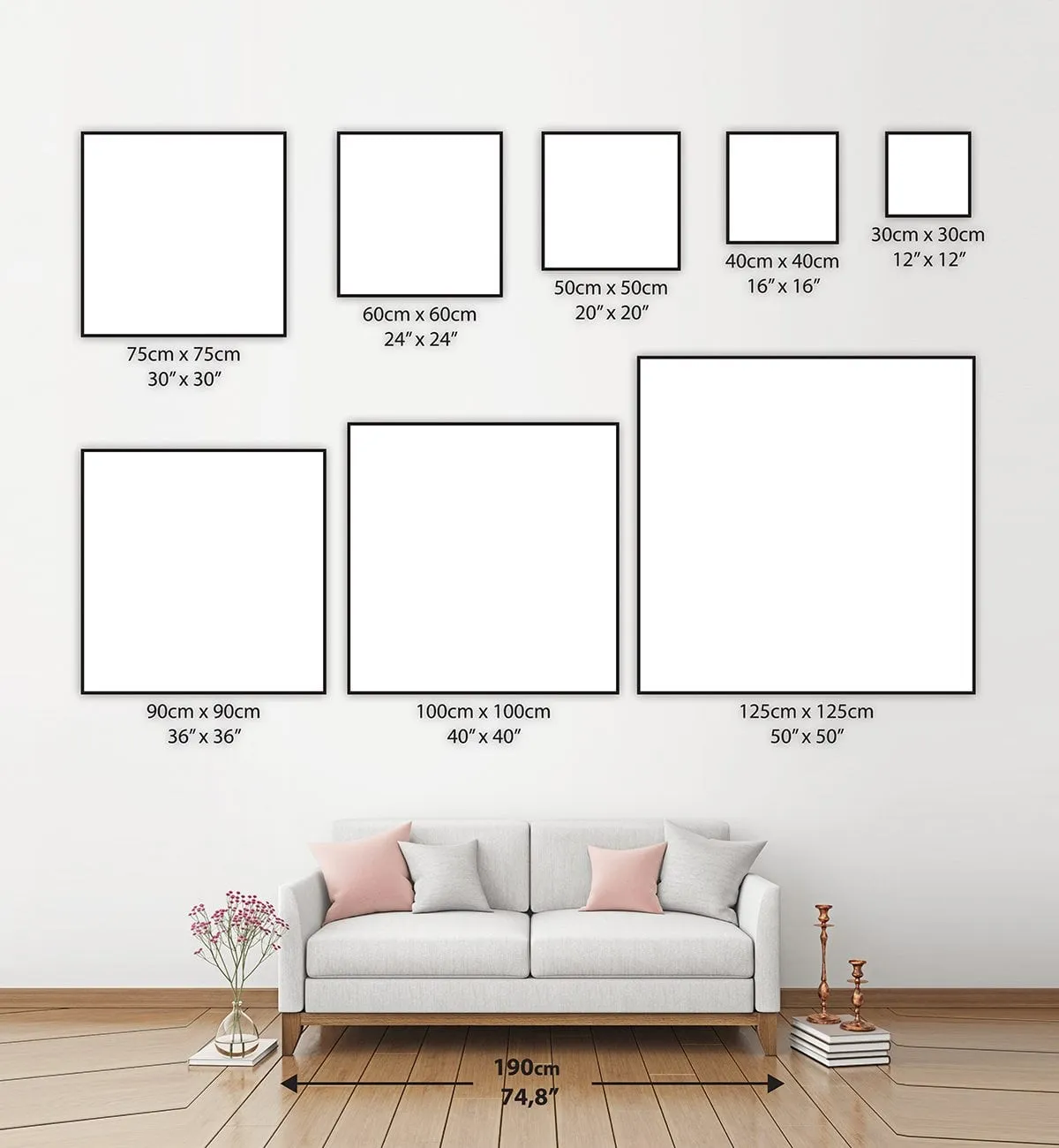 Fashion Books with Flowers | Fashion Canvas Wall Art Print