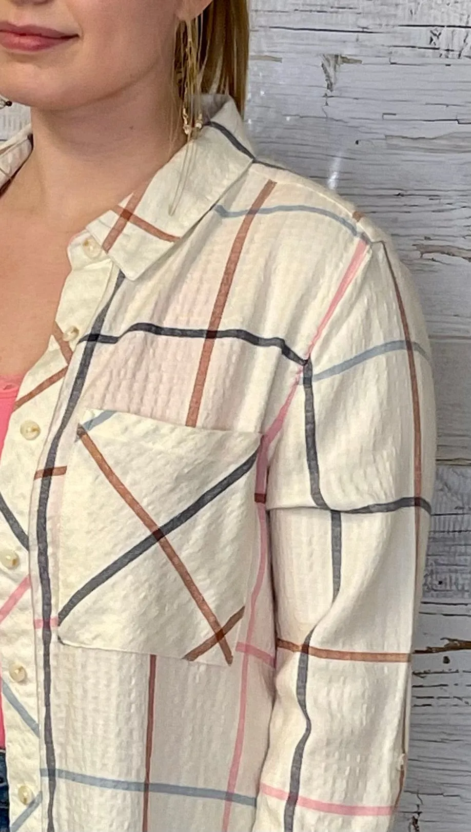 Favorite Button Up - Windowpane