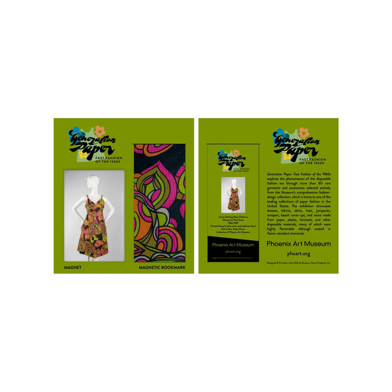 Generation Paper Magnet   Bookmark Set
