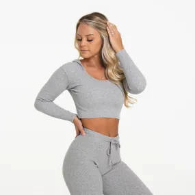 Grey Lazy Day Lounge Long Sleeve