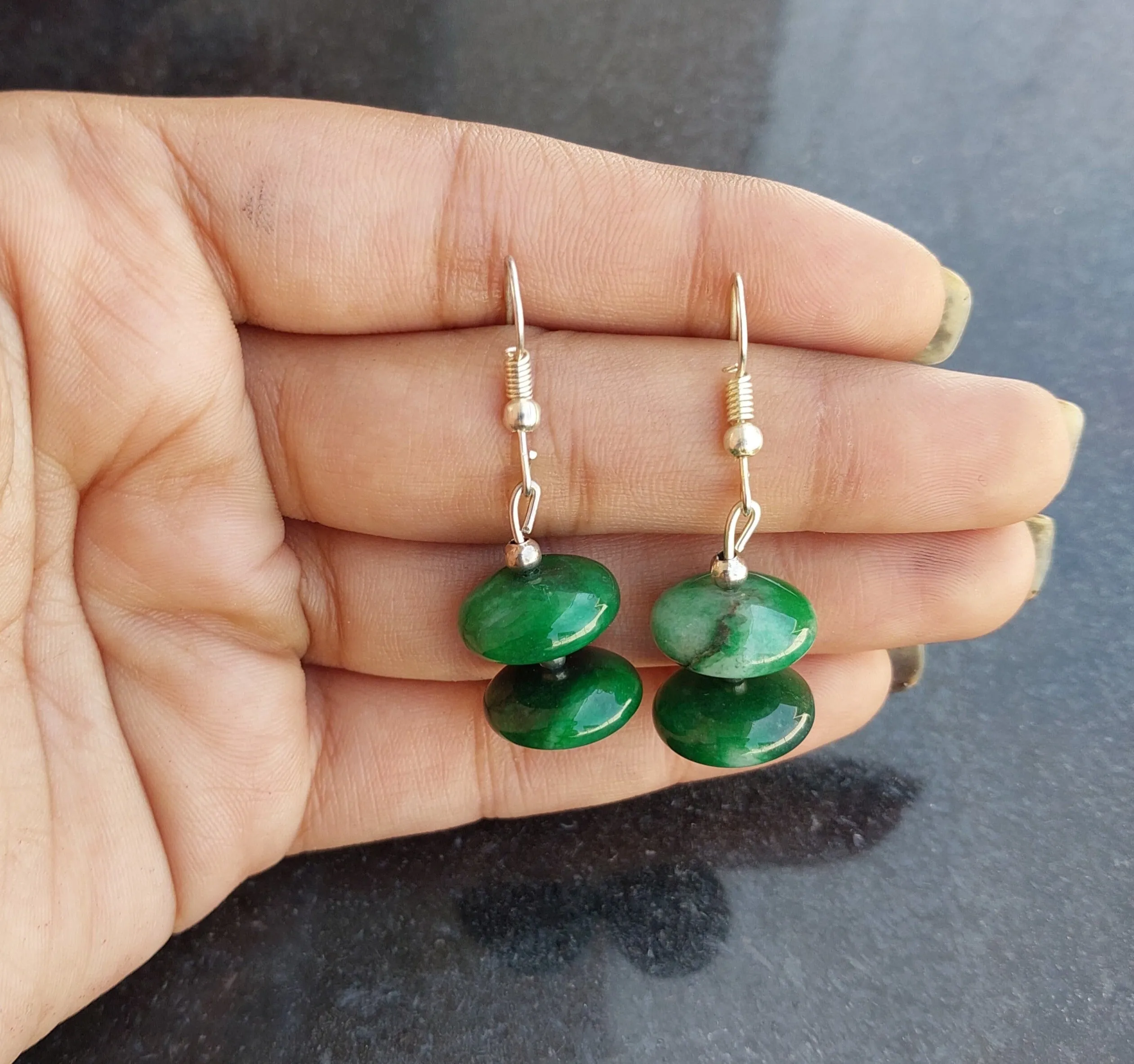 Imeora Multi Green Earrings