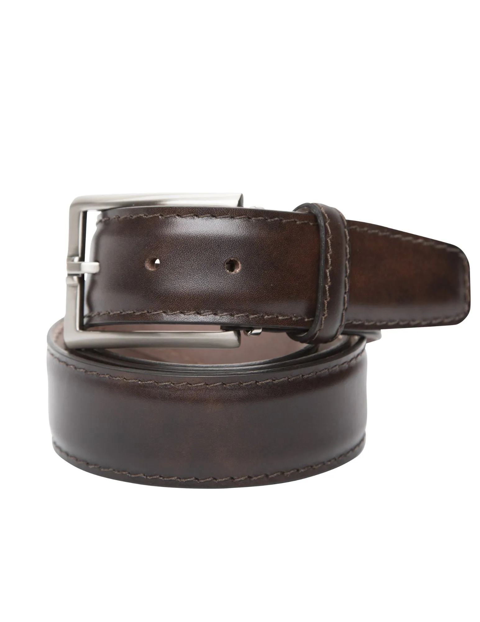 Italian Marbled Calf Belt | Espresso