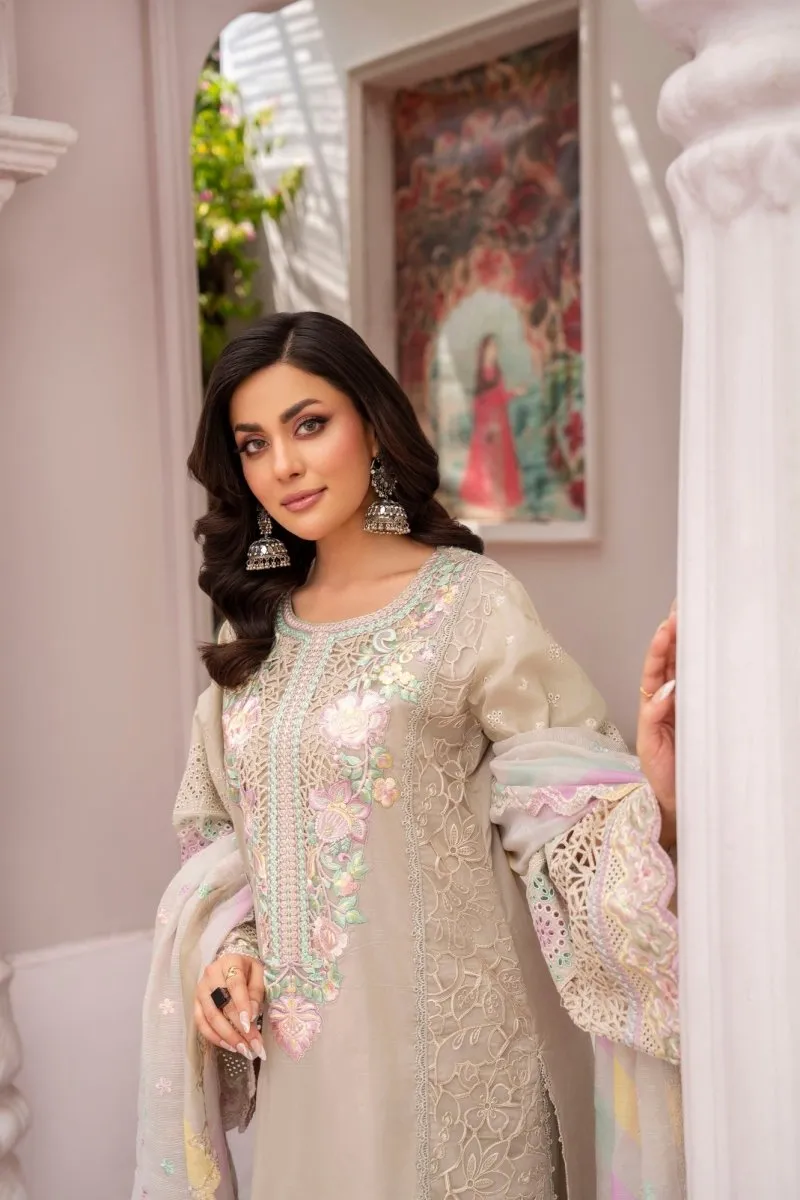 Karma Festive Embroidered Cotton Pakistani Suit KAR104