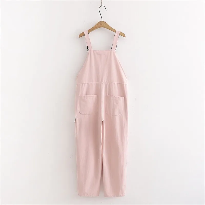 Kawaii 'Sweet Peach' Jump Suit Dungarees