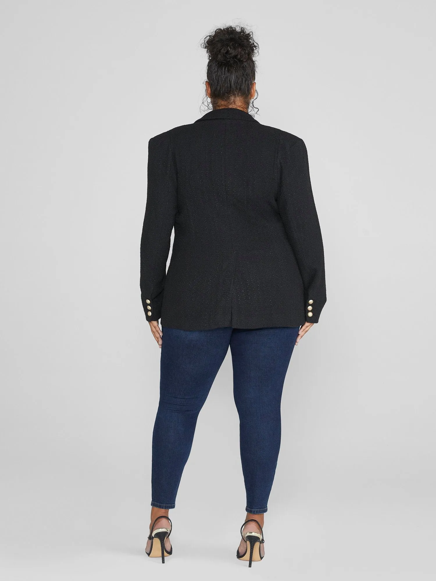Kayla Textured Boyfriend Blazer