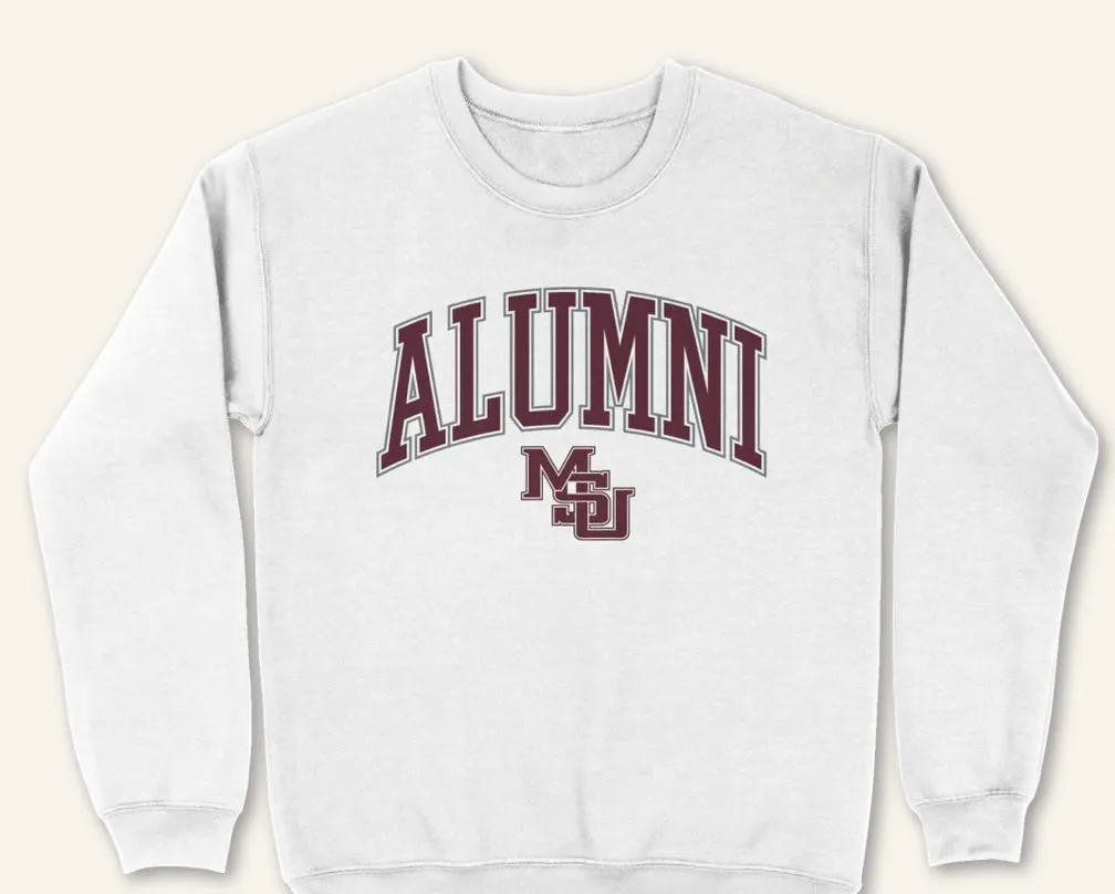 Mississippi State Vault Interlocking MSU Alumni Sweatshirt