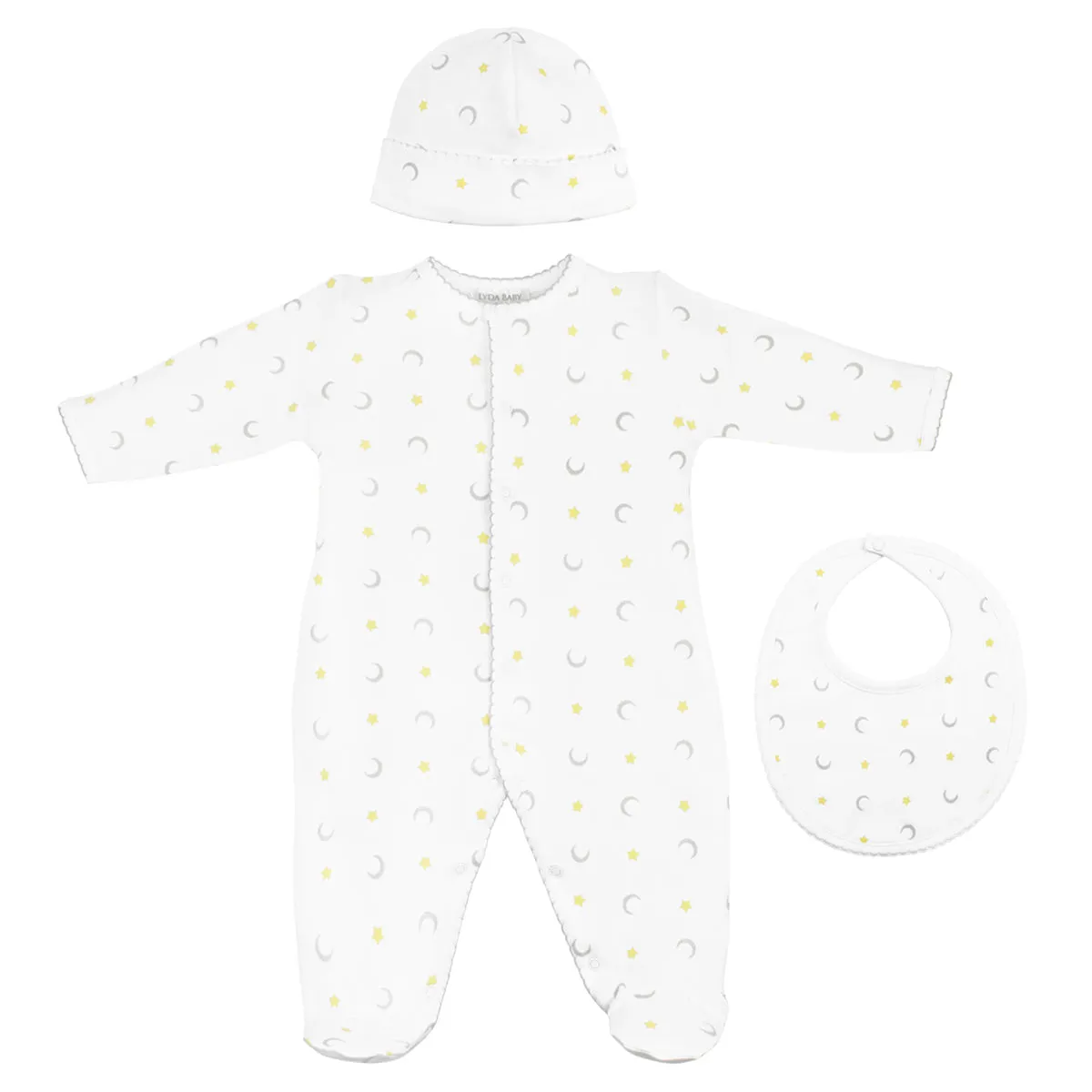 Moon and Stars Set 3 Pieces | Baby Unisex