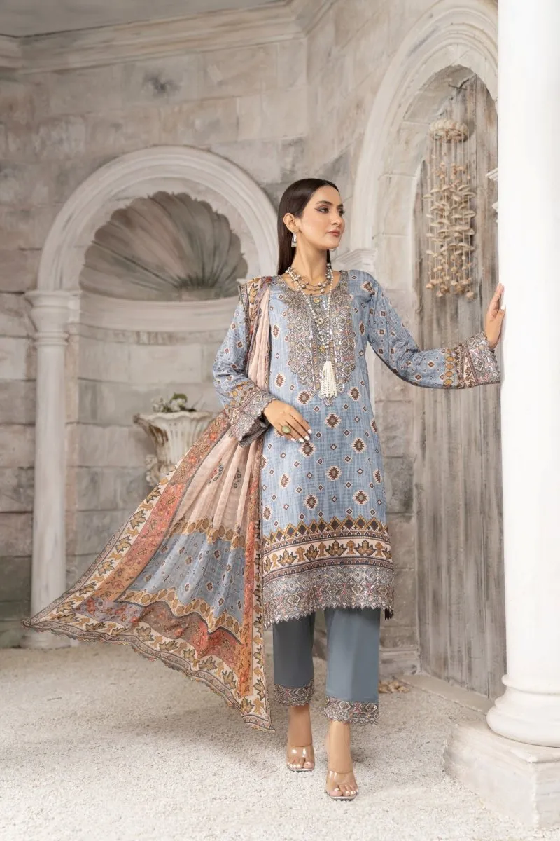 Munira Cambric 3 Piece Suit MUN505