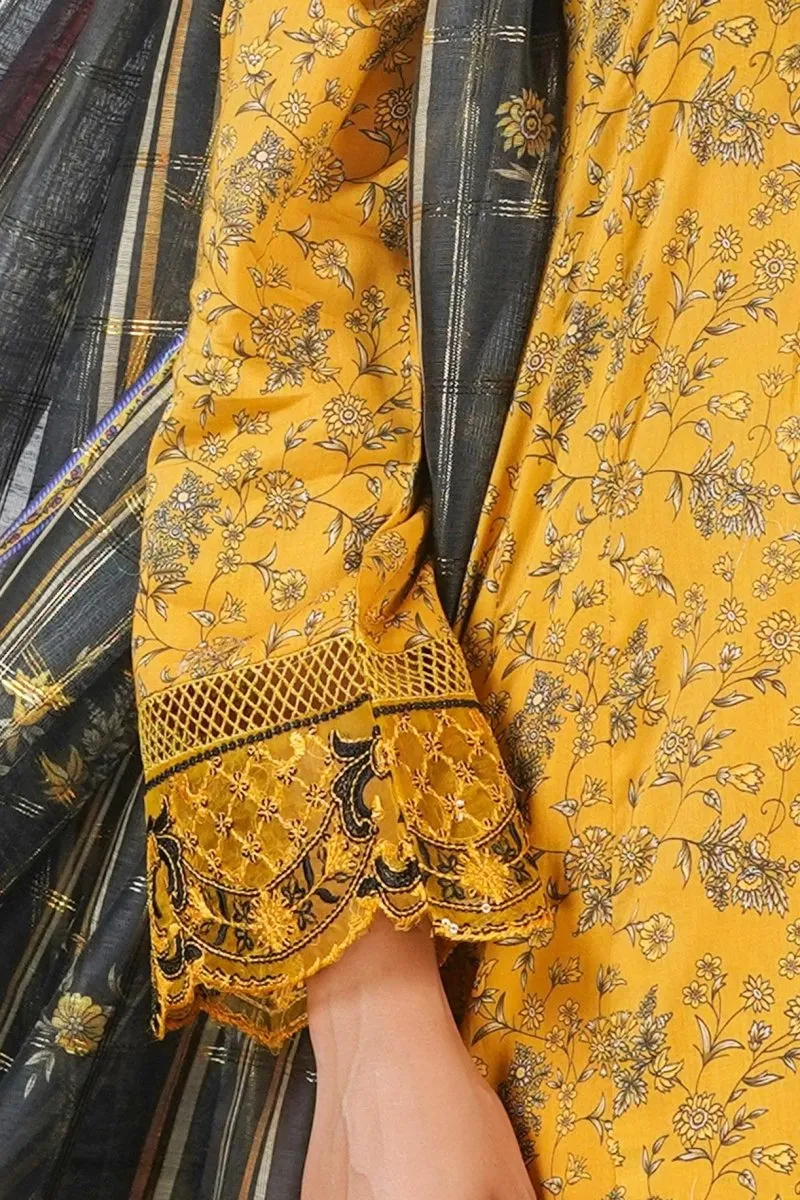 Munira Lawn 3 Piece Pakistani Frock MUN562
