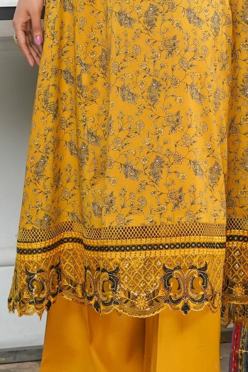 Munira Lawn 3 Piece Pakistani Frock MUN562