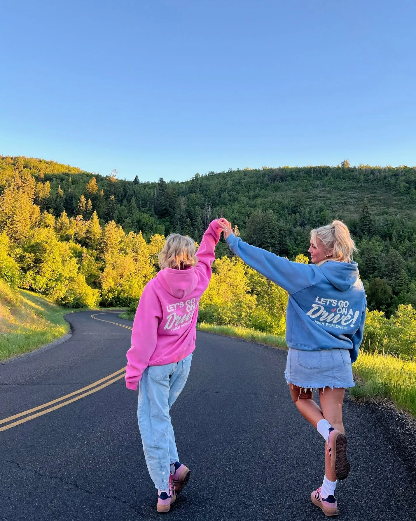 Blue Oversized Lux Hoodie for a Stylish Drive