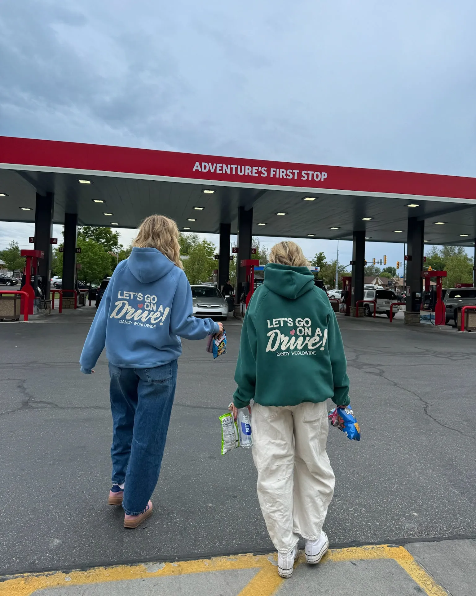 Blue Oversized Lux Hoodie for a Stylish Drive