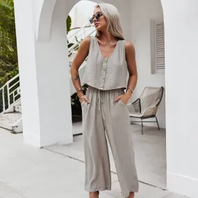 Spring and summer women's casual all-match suit