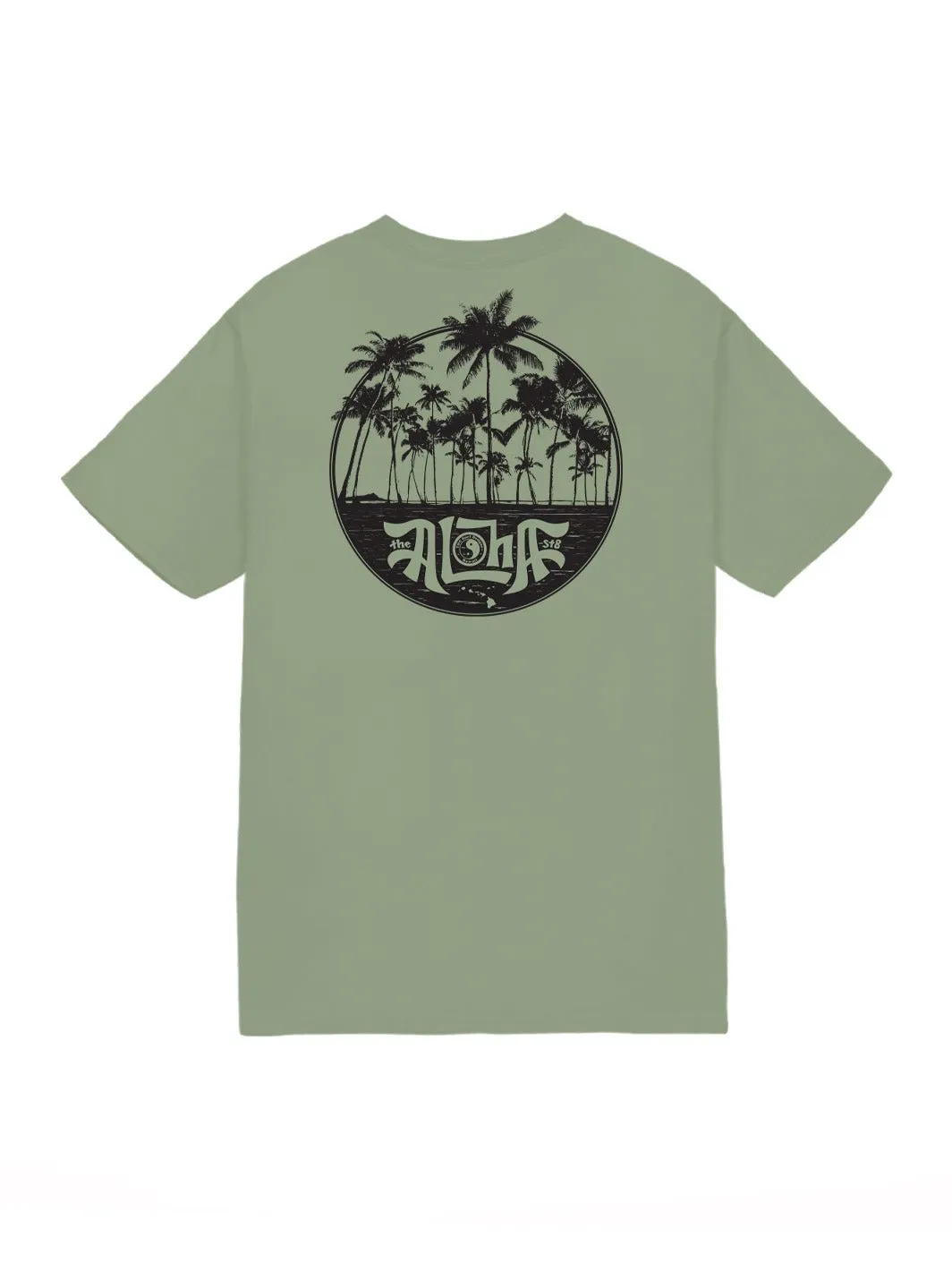 T&C Surf Aloha Palm Circle Jersey Tee