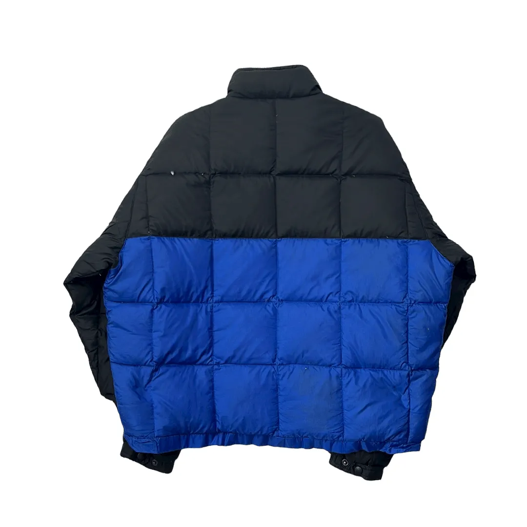 Vintage 90s Blue   Black Ralph Lauren Polo Sport Puffer Coat/ Jacket - Small
